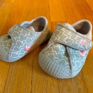 Baby Nike Grey Pink Shoes